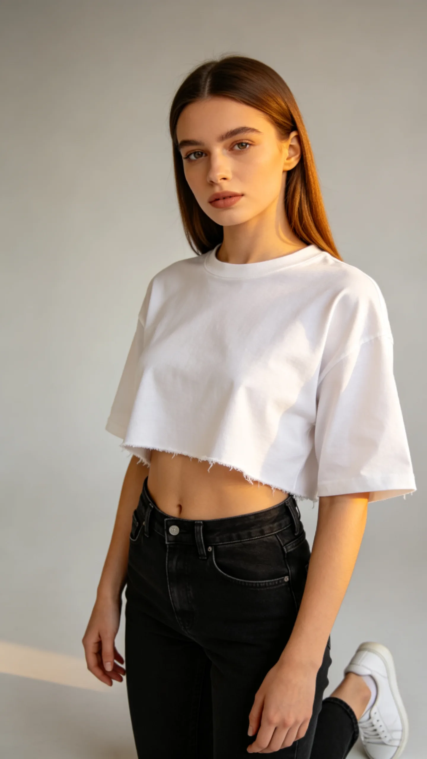Cropped Tee Cut
