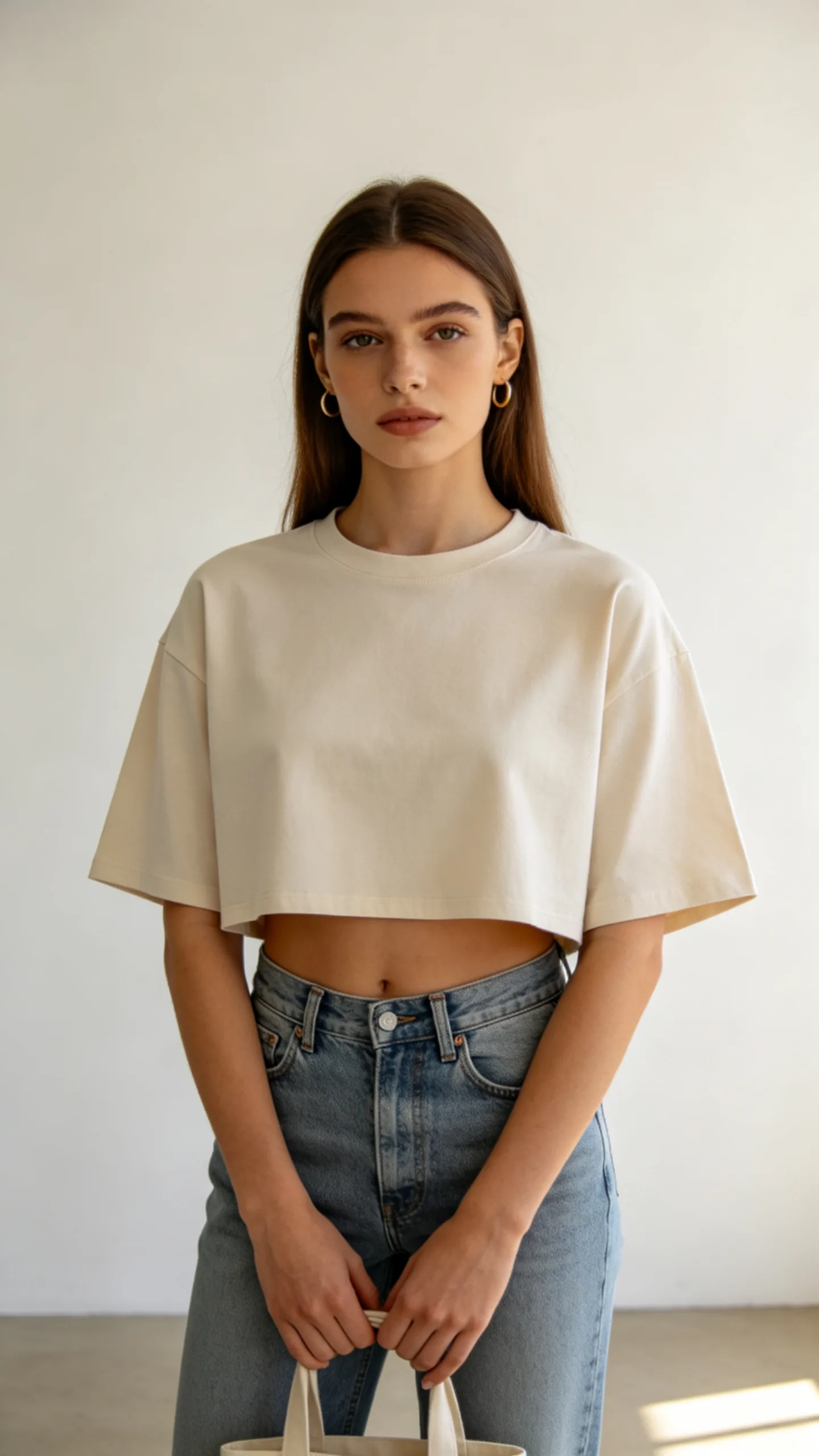 Boxy Cropped Shirt