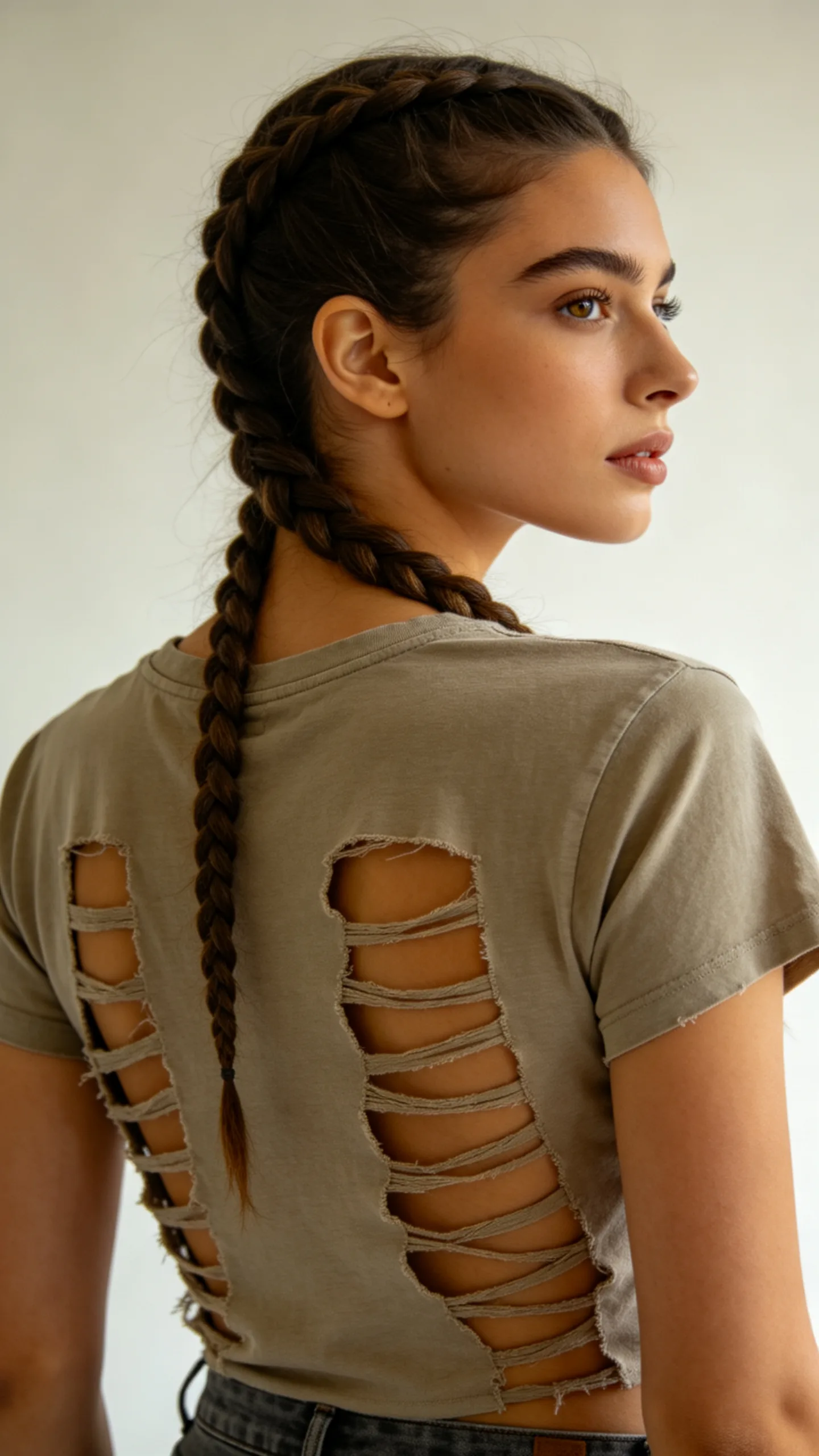 Braided Back Tee