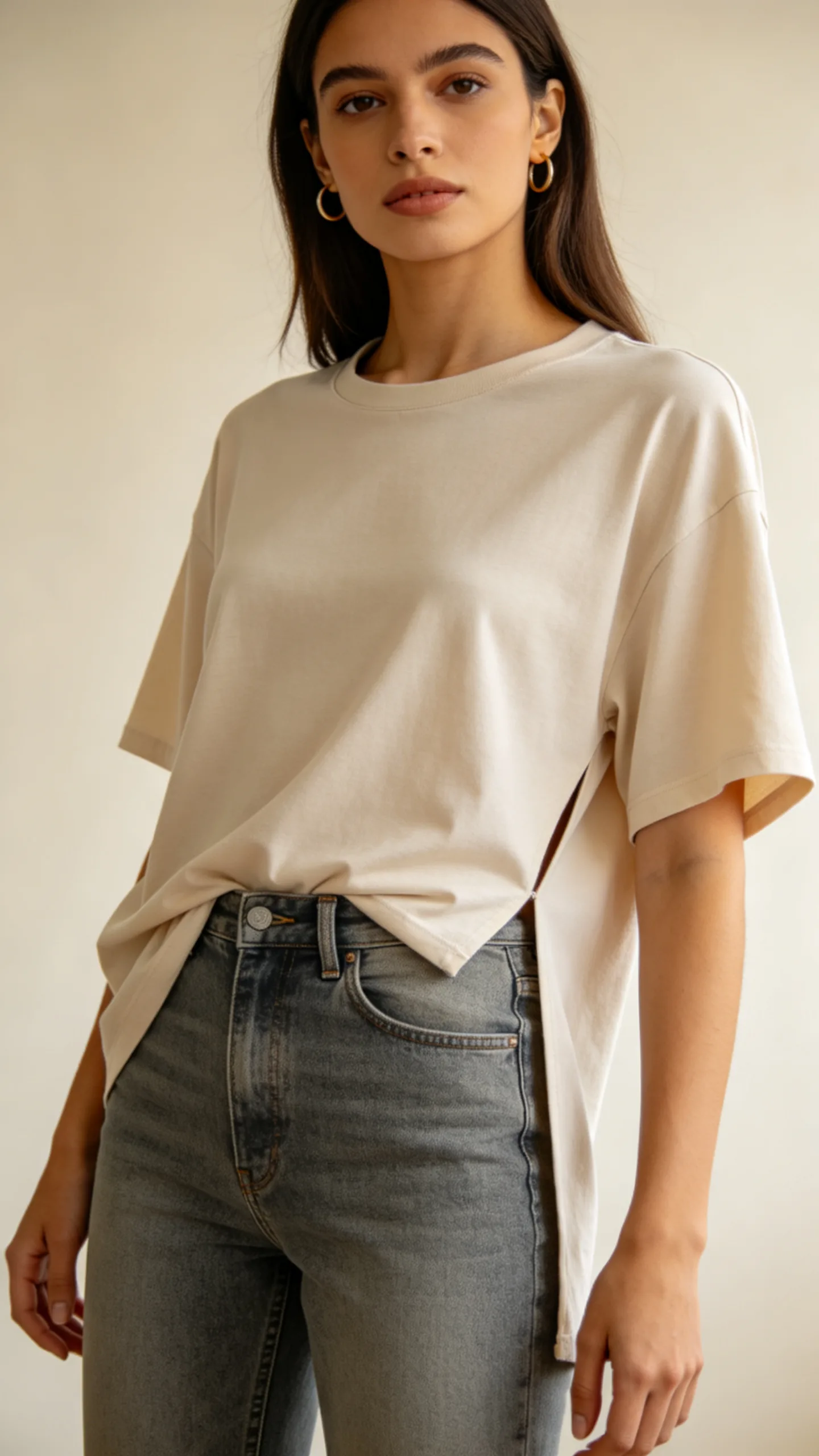 Side Slit Tee