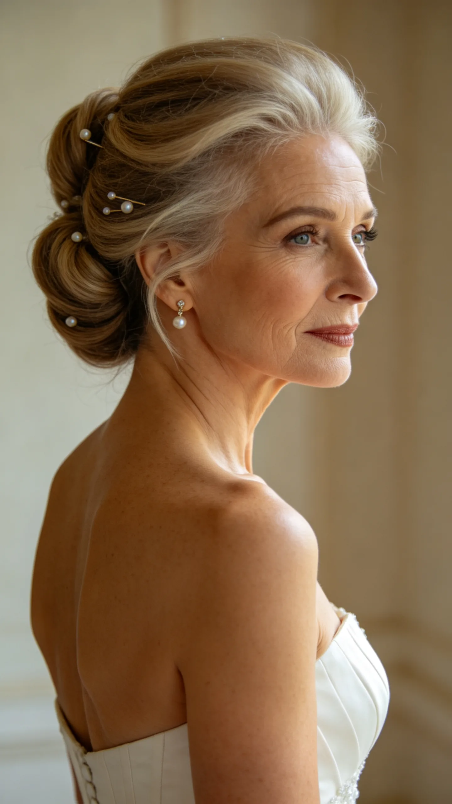 1. Soft French Twist With Face-Framing Pieces