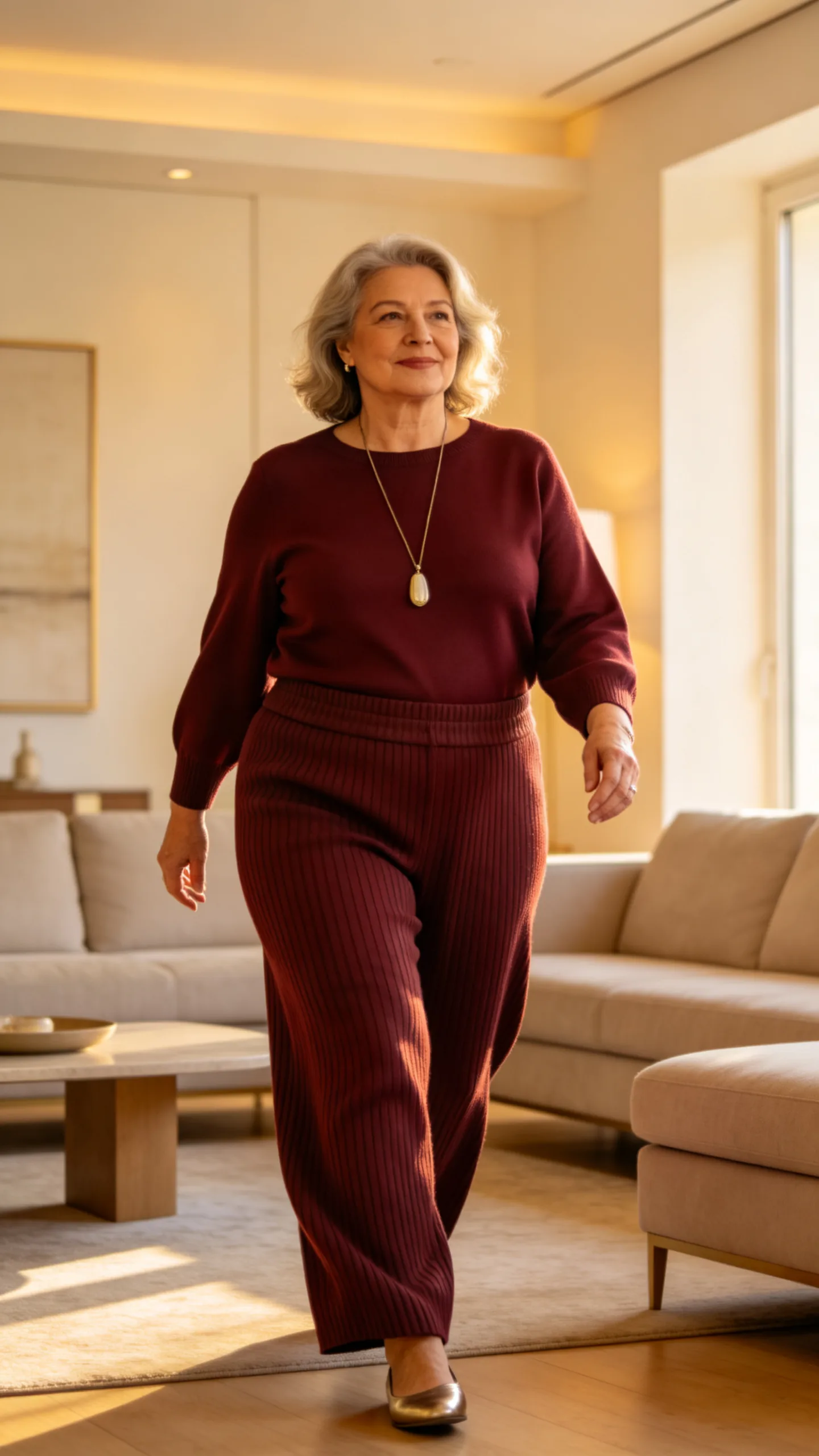 2. Monochromatic Knit Separates