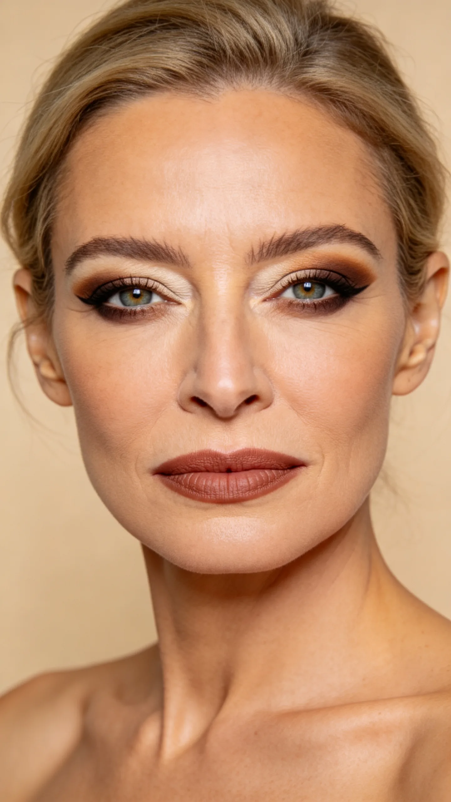 4. Matte Chocolate Smokey Eye