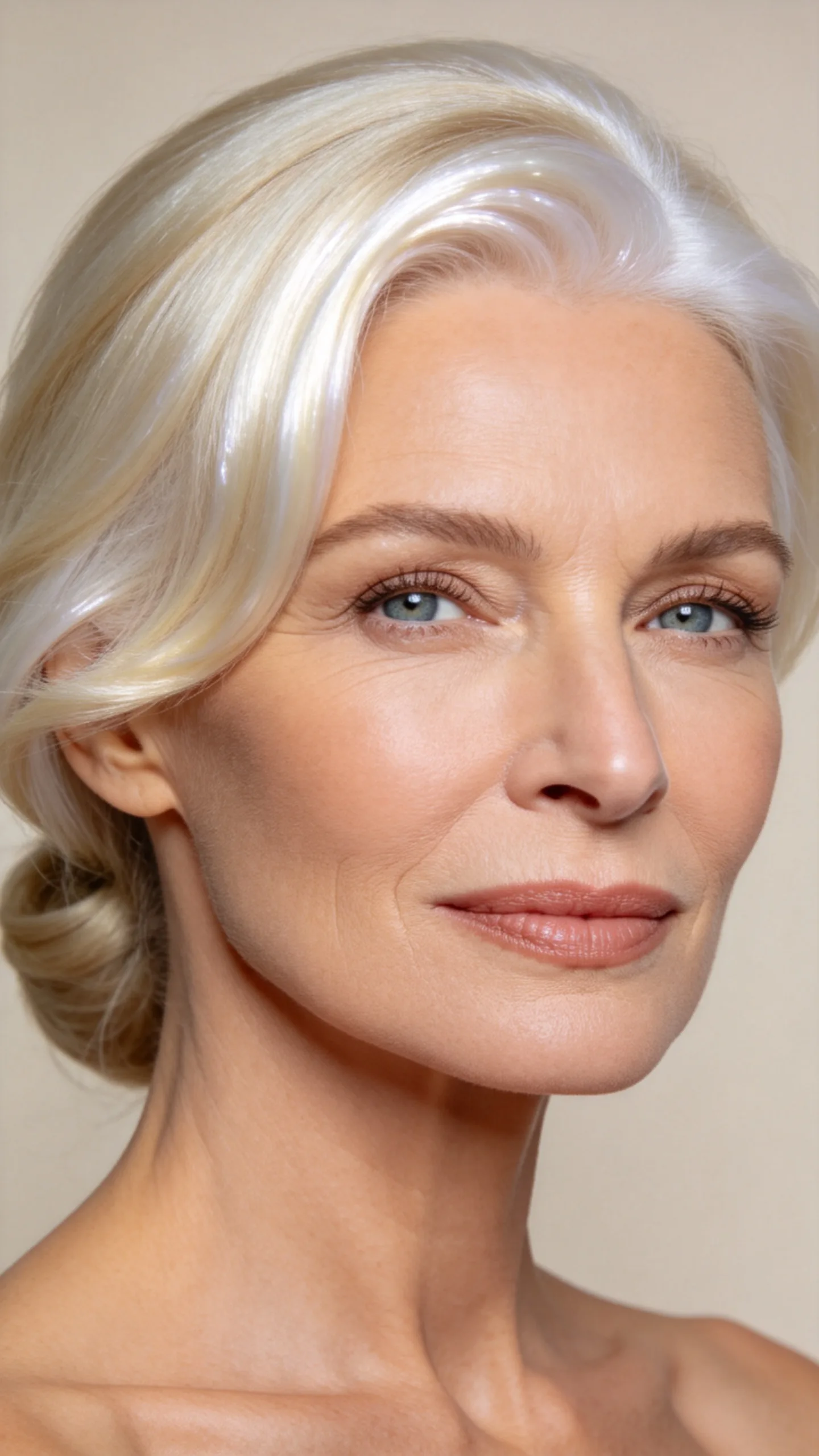 4. Pearl Platinum Layers With Face-Framing Highlights