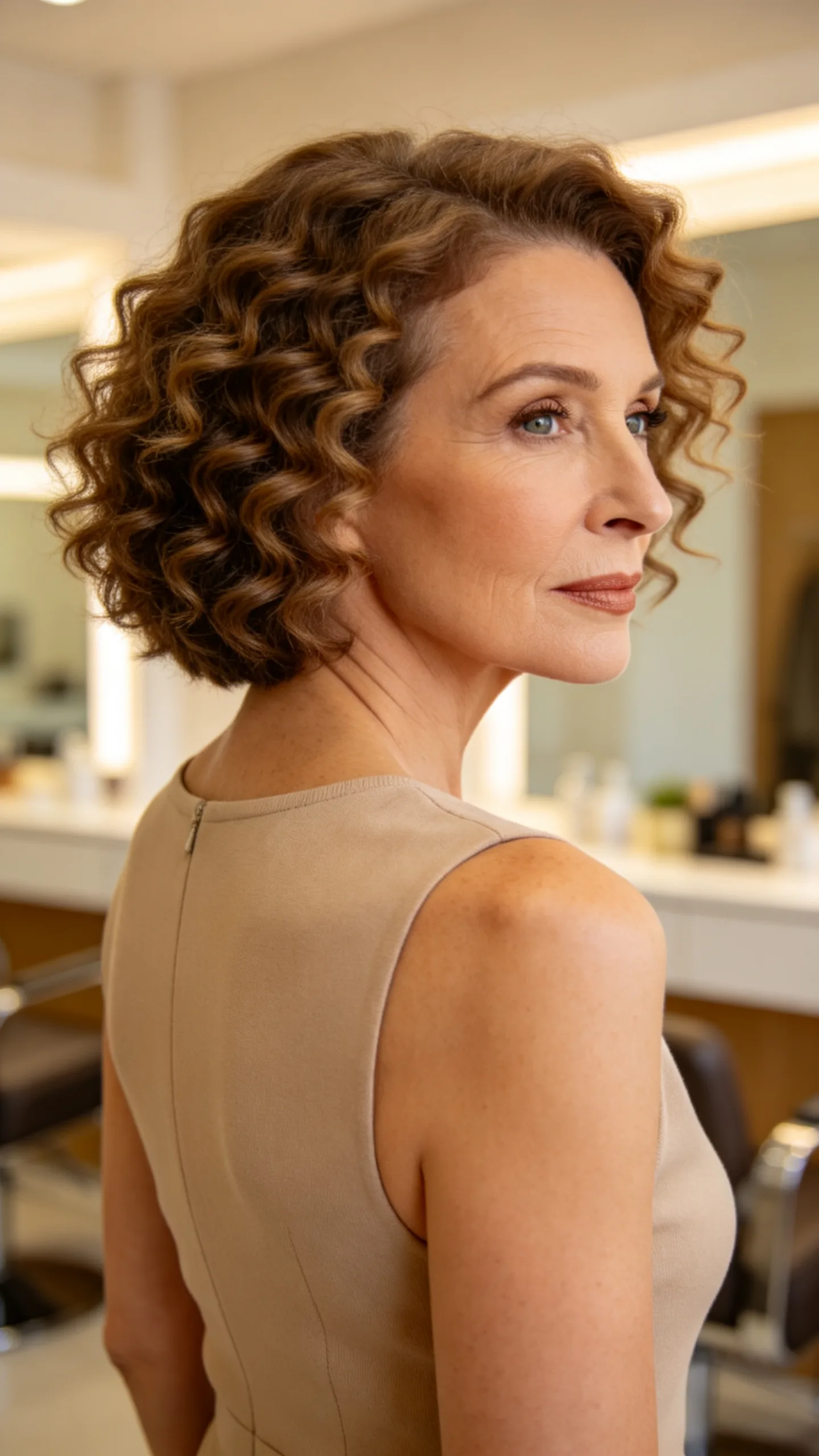 6. Curly Wedge with Rounded Layers