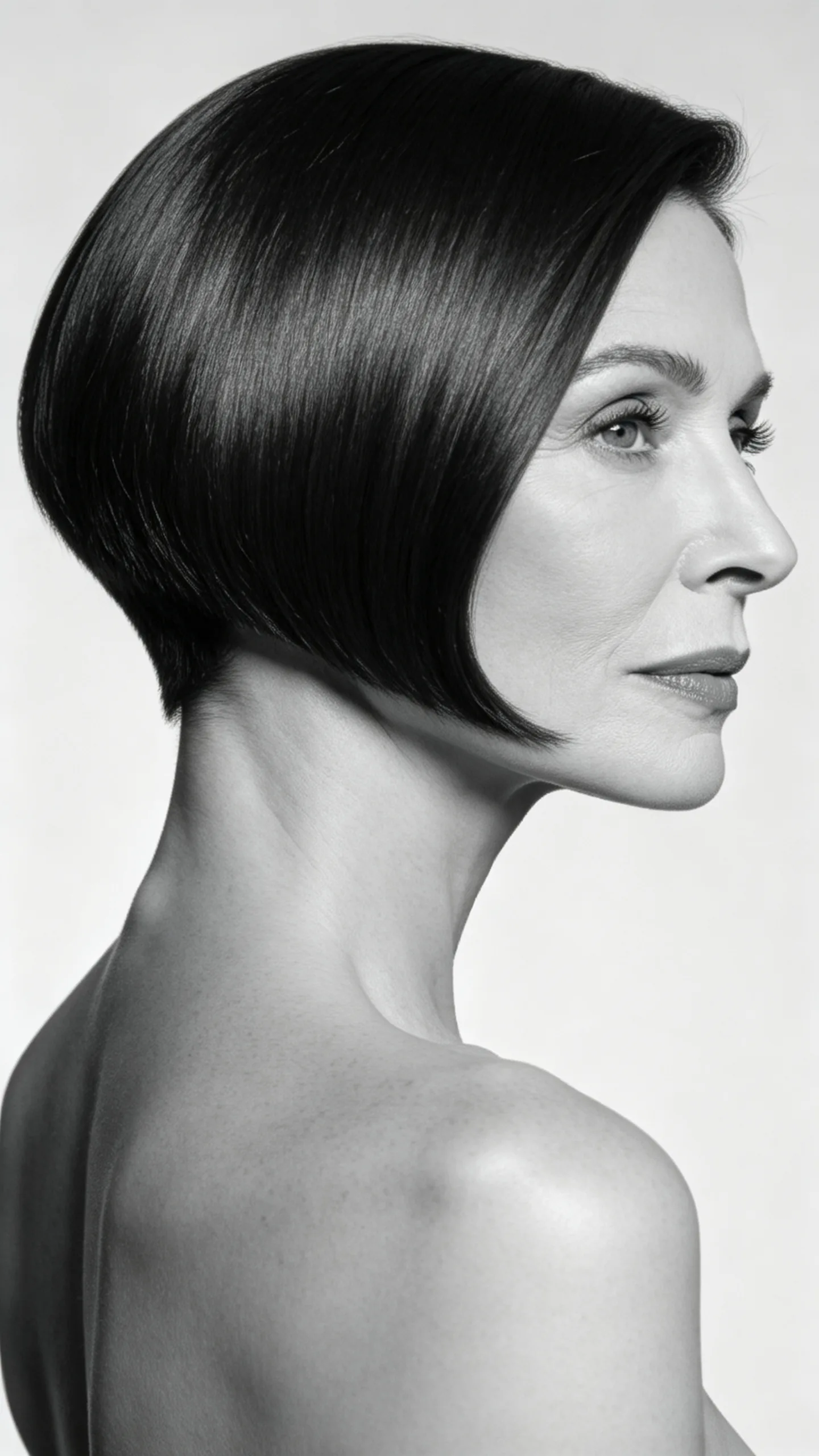 6. Sleek Angled Wedge With a Tapered Nape