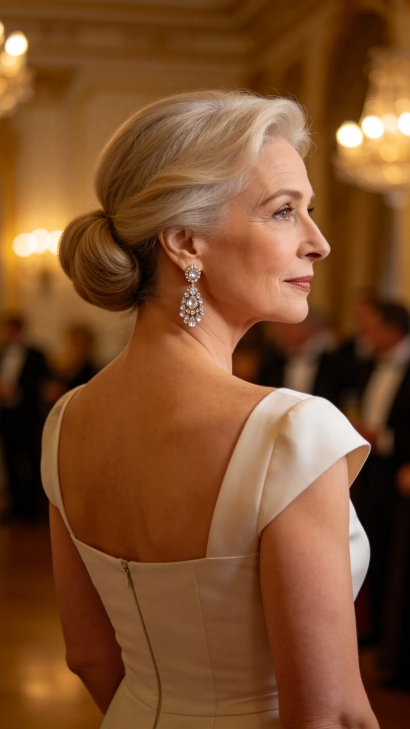 9. Classic Ballerina Bun With Soft Volume