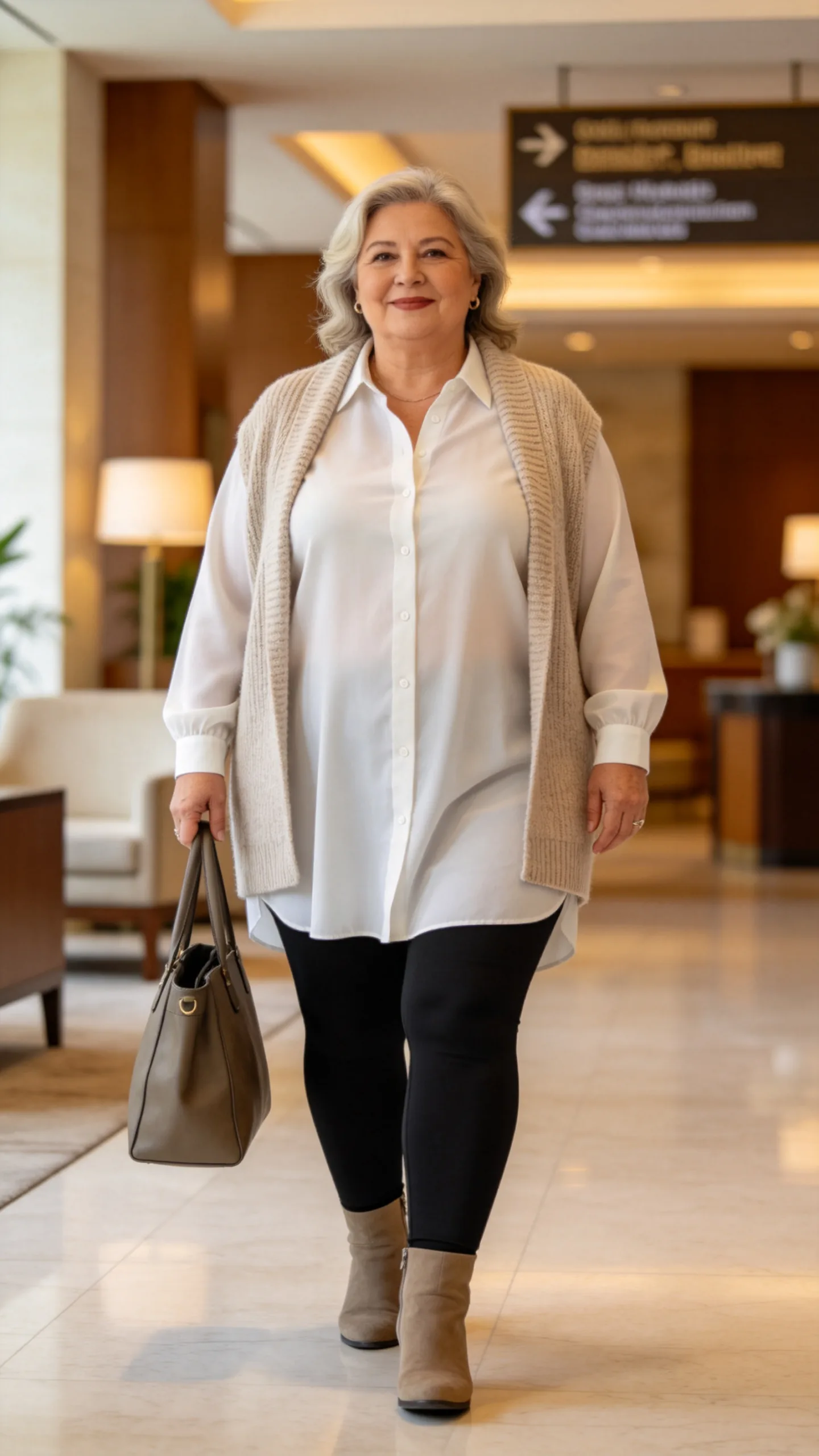 10. Ponte Leggings With a Tunic Shirt