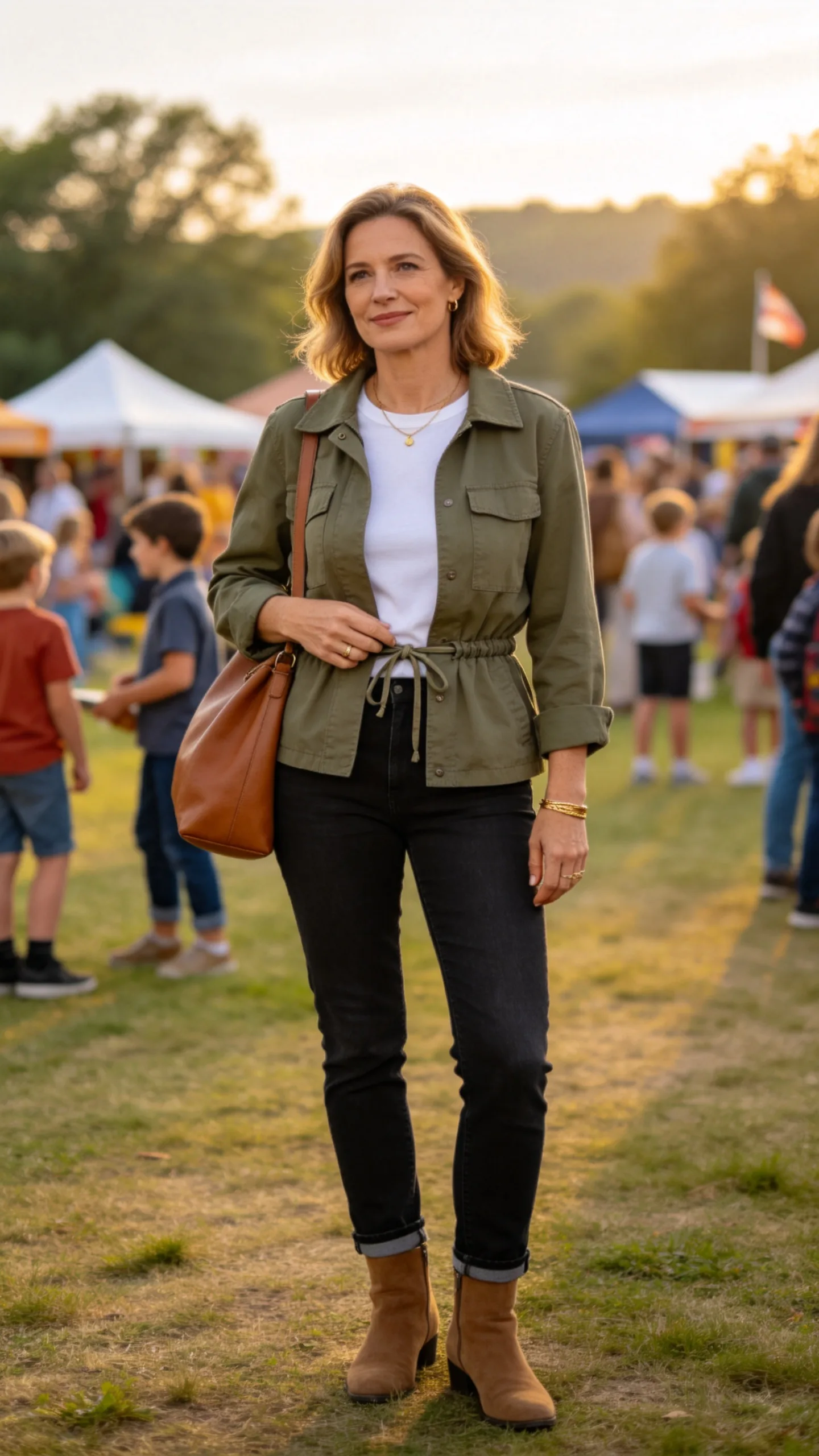 11. Utility Jacket With Black Jeans