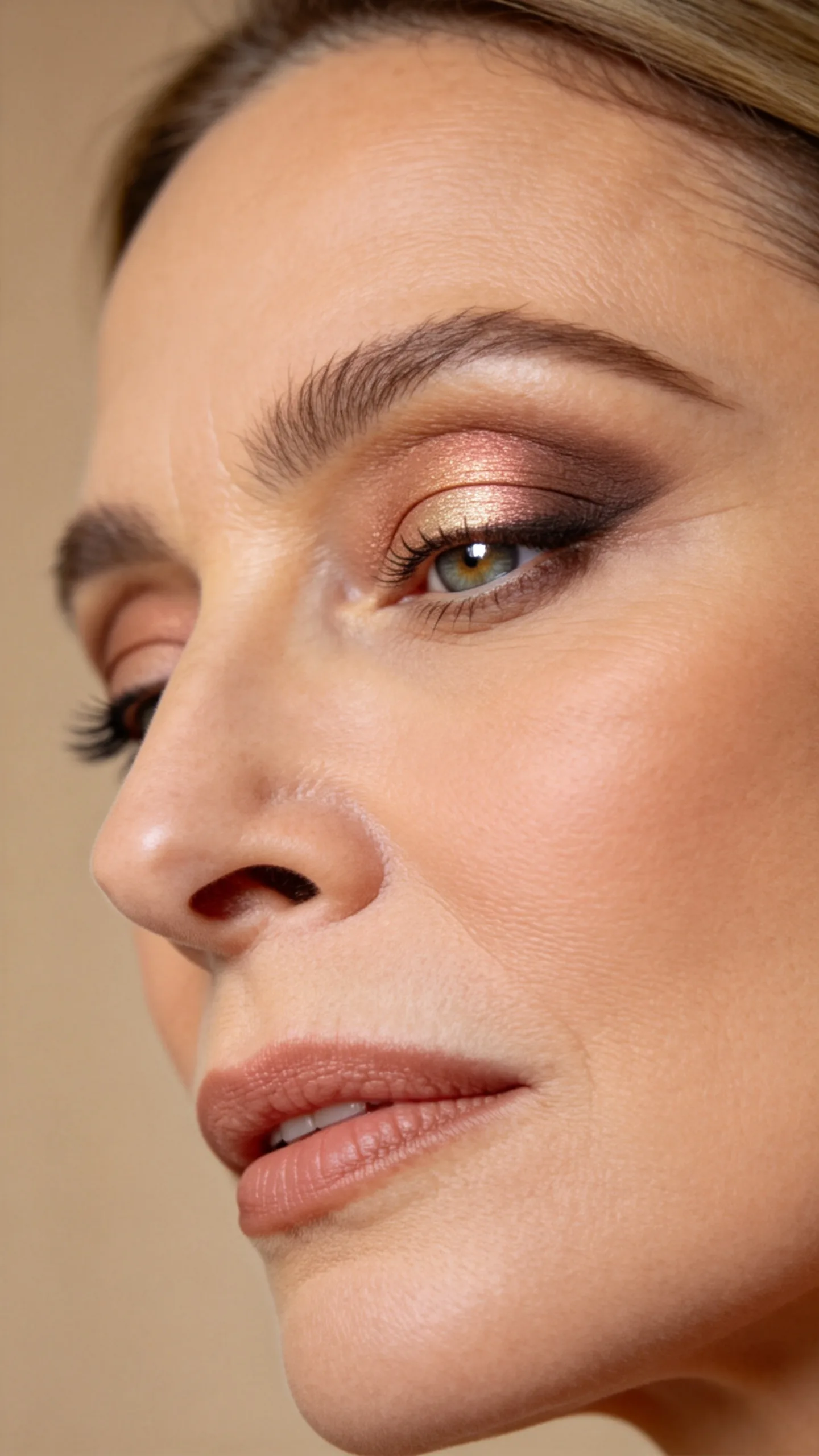 13. Halo Smokey Eye With a Bright Center