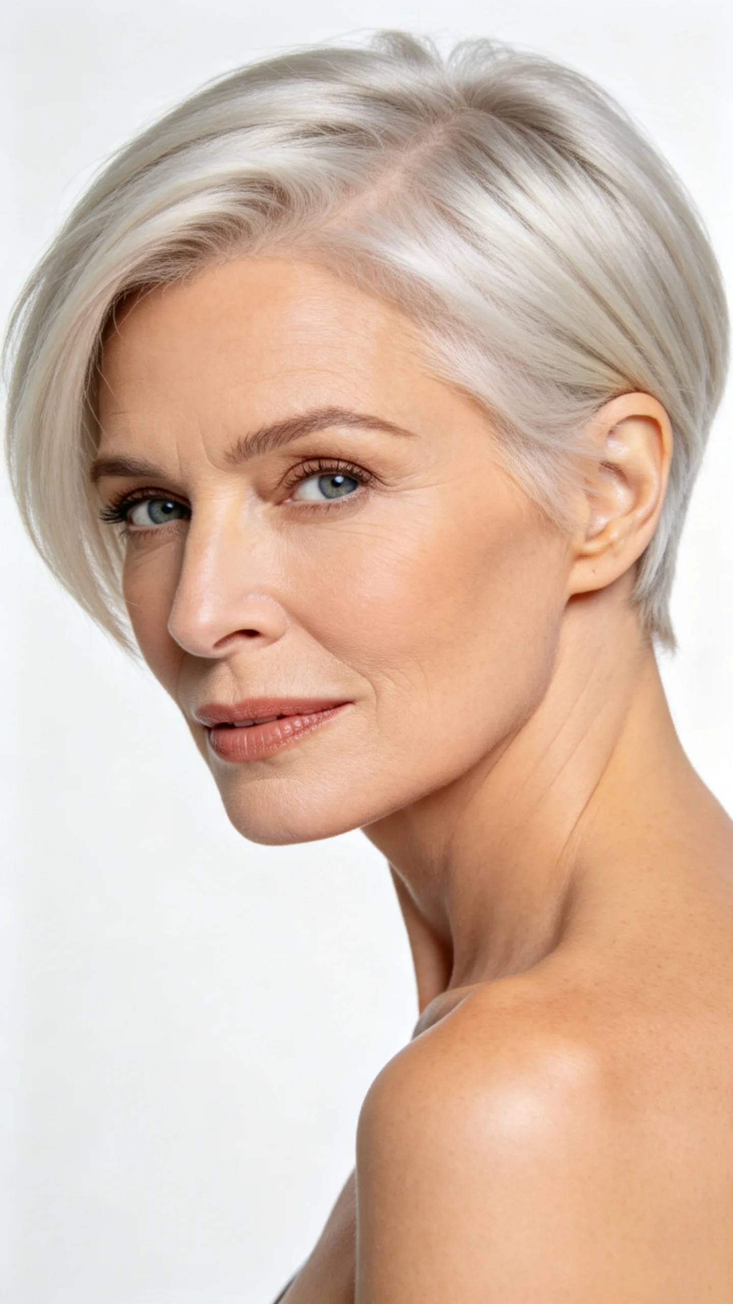 14. Fine-Hair Pixie with Graduated Front Layers