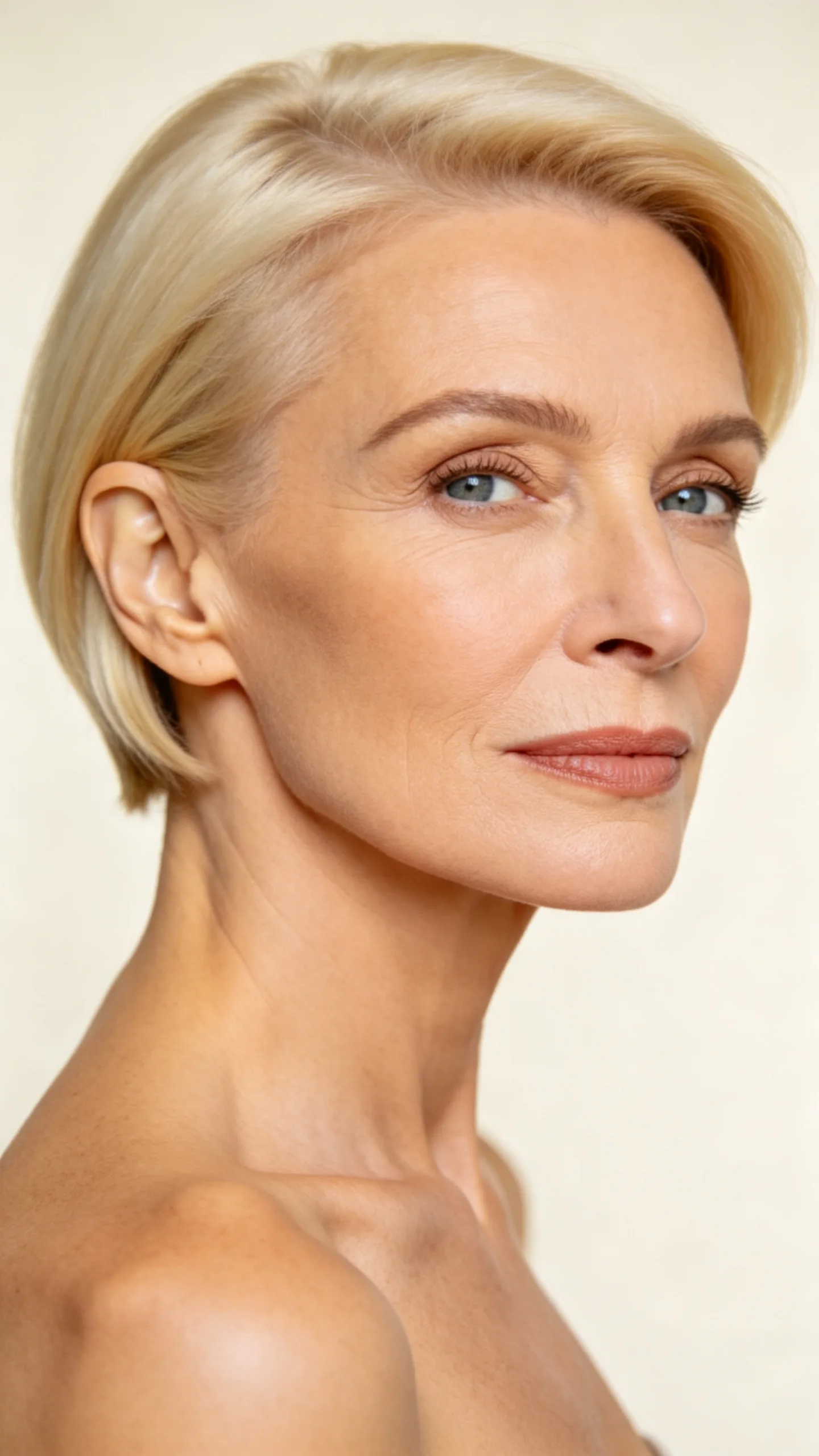 15. Ear-Length Wedge With Tucked Sides