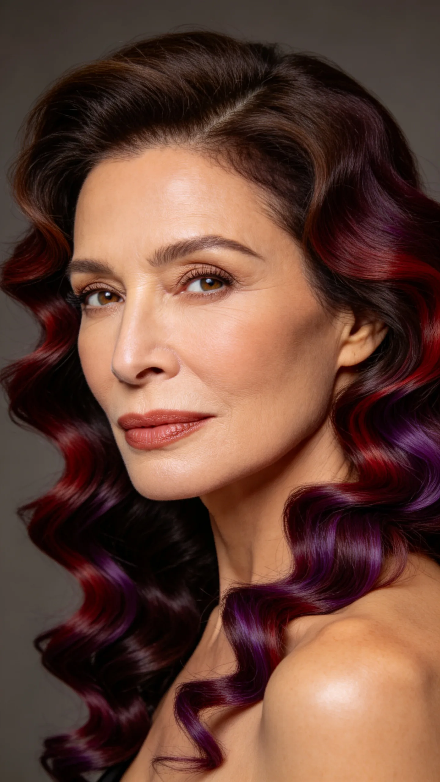22. Merlot Red for Cool or Neutral Deep Skin