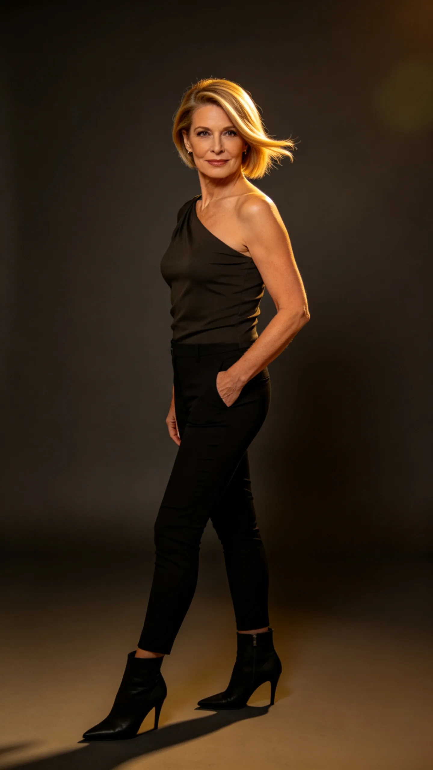14. Asymmetrical Pixie with Long Front Sweep