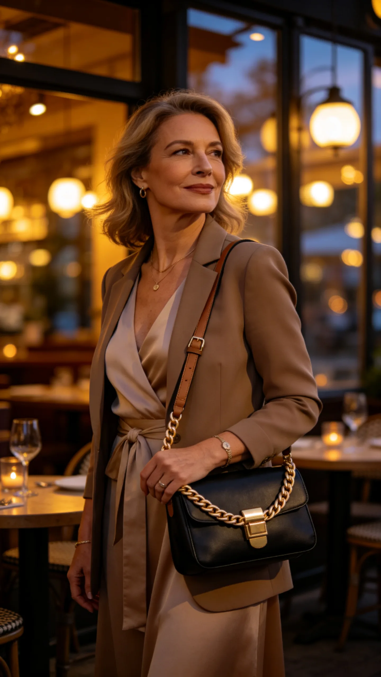 14. Elegant Chain-Strap Bag