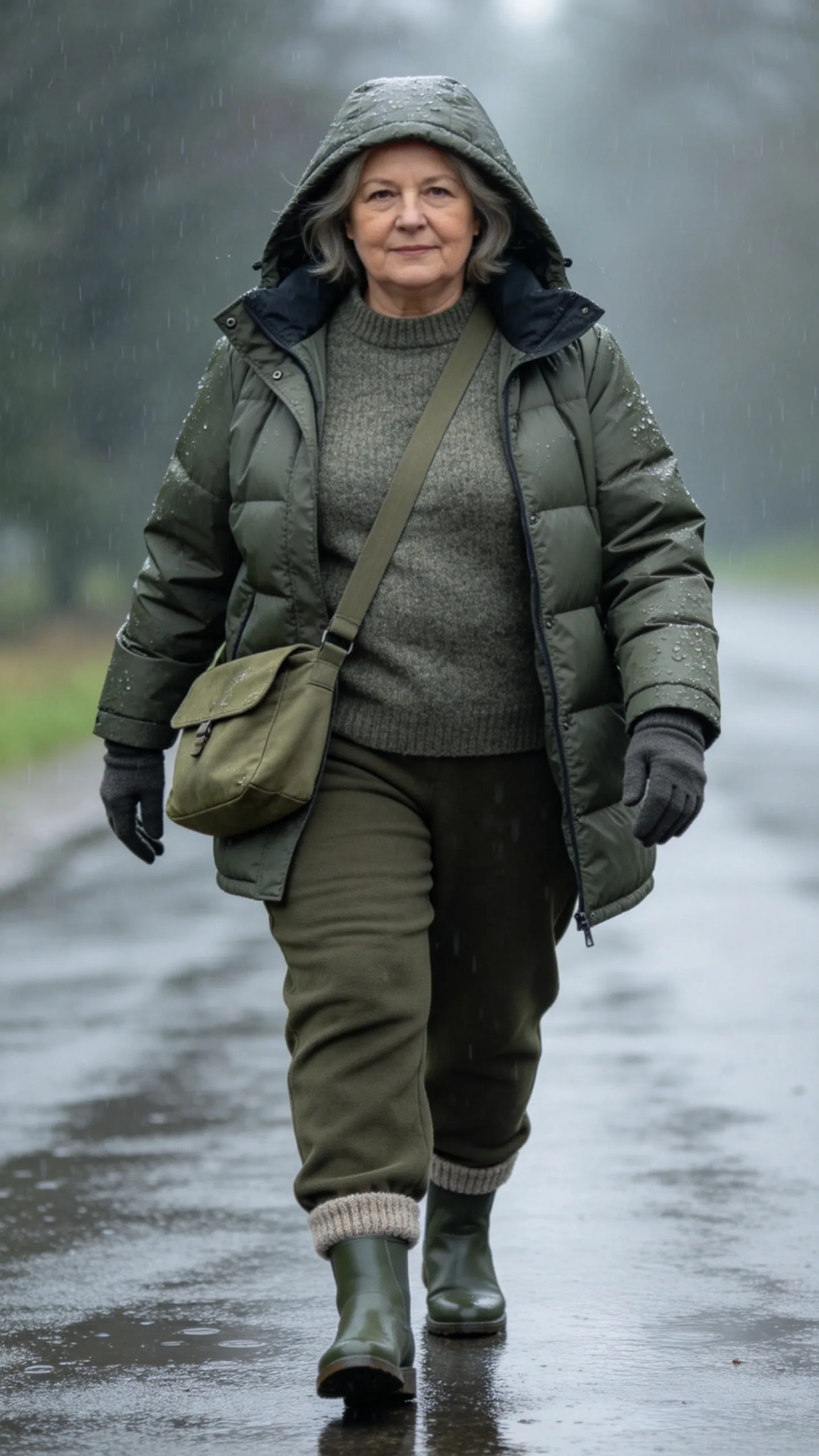 15. Fleece-Lined Trousers with a Water-Resistant Parka