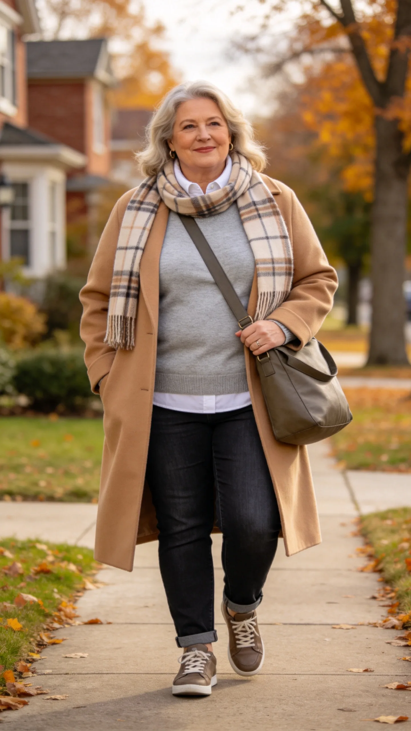 24. Layered Neutral Weekend Uniform