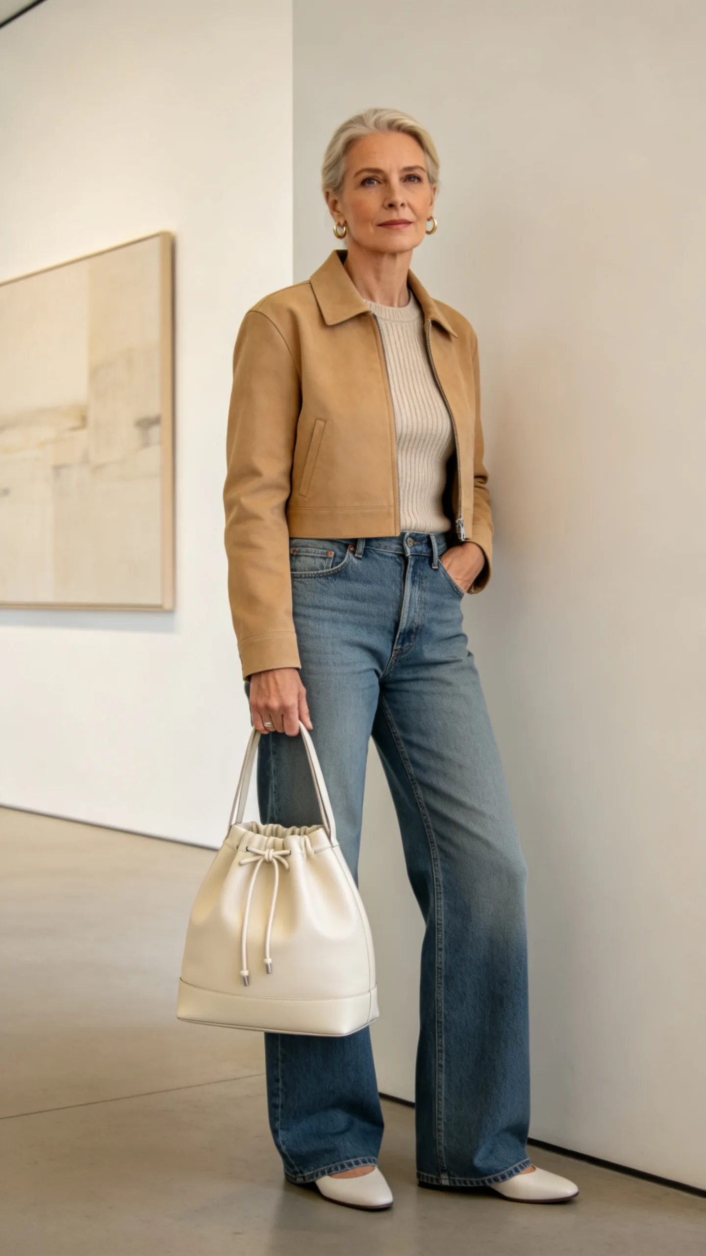 7. Minimalist Bucket Bag
