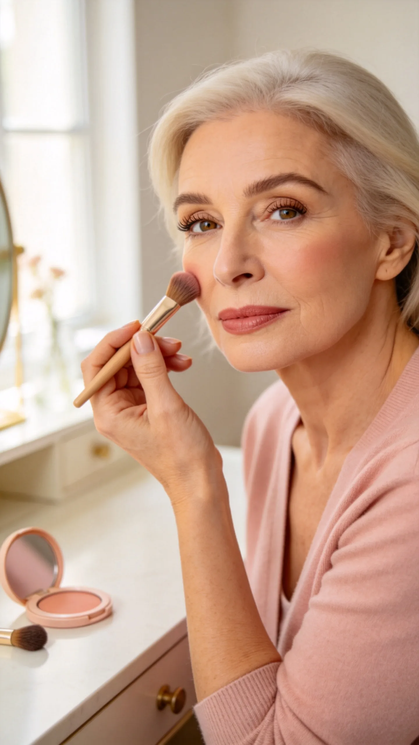 1. Sheer Skin Tint with Rose Cream Blush