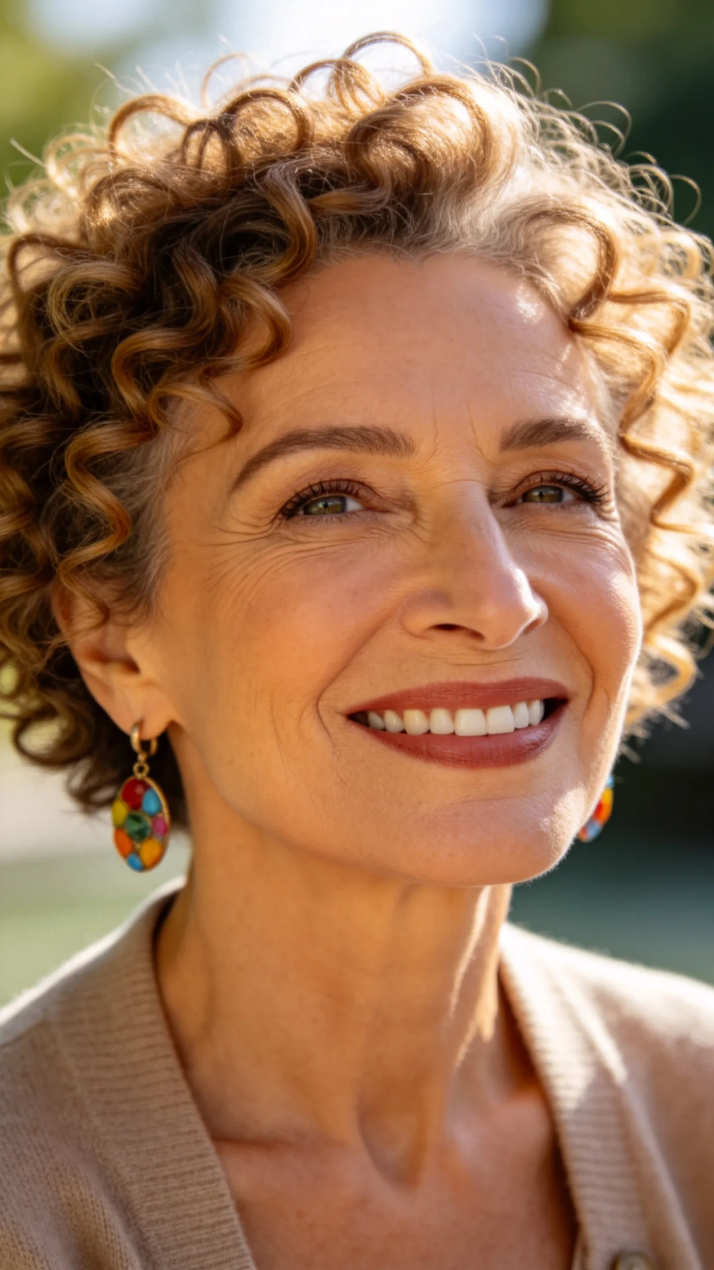 5. Short Curly Pixie with Defined Ringlets