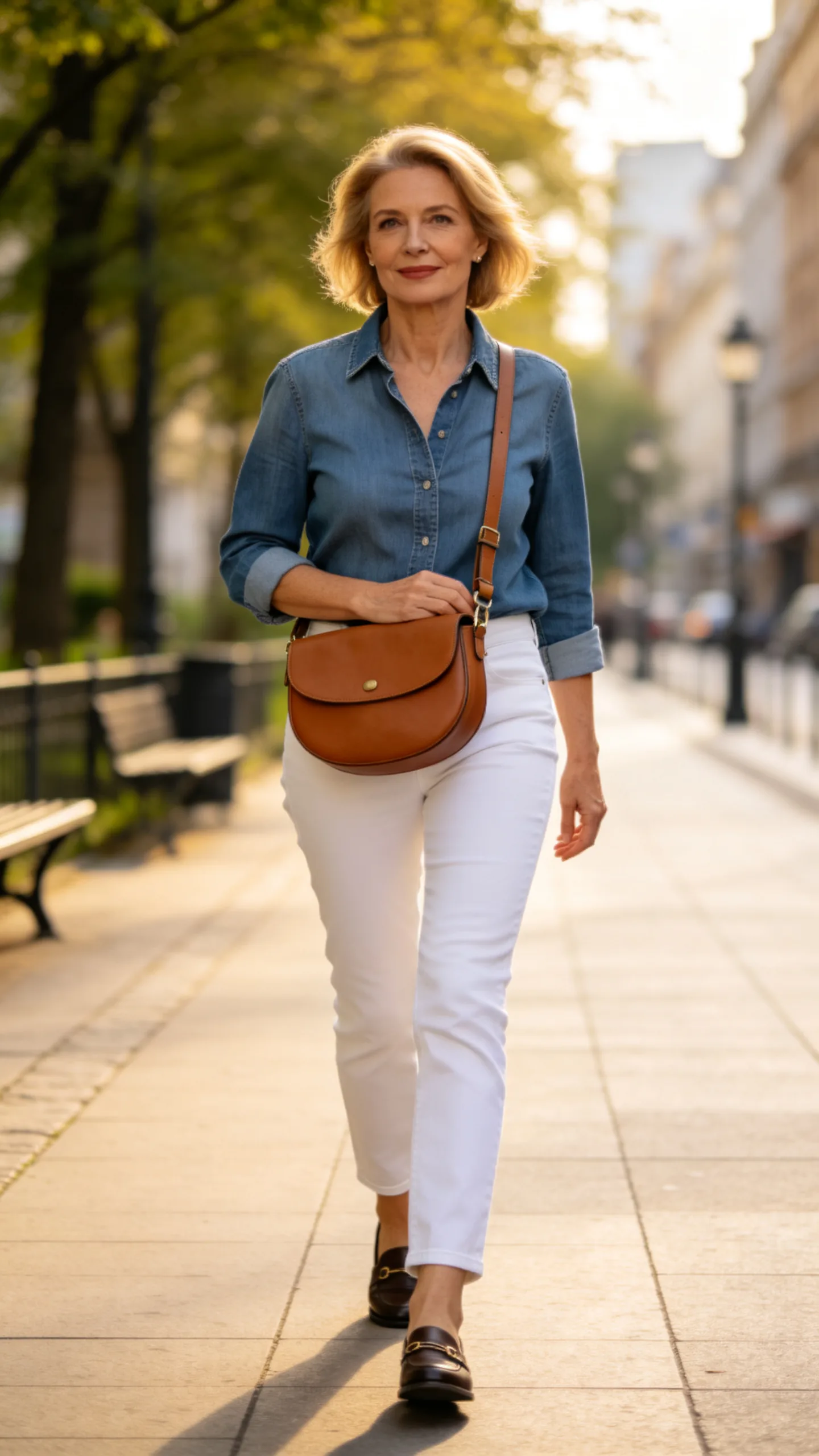 13. Sleek Saddle Bag