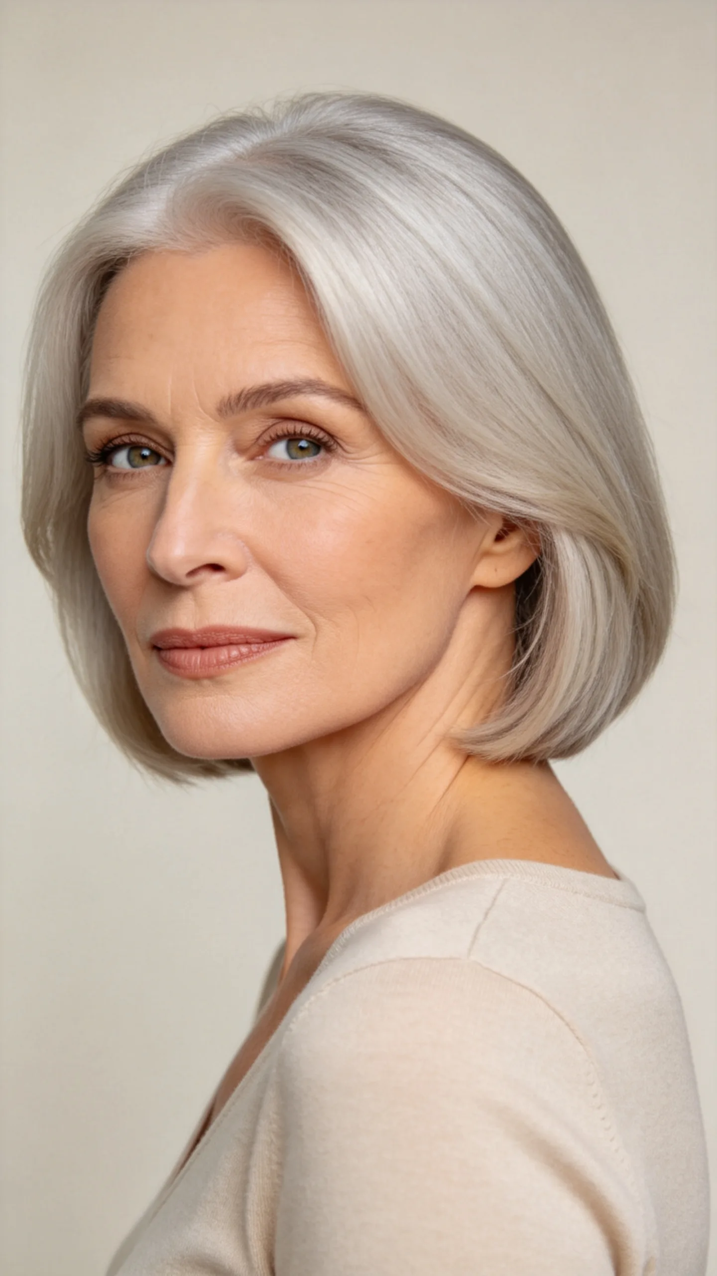 6. Soft Stacked Bob At the Nape